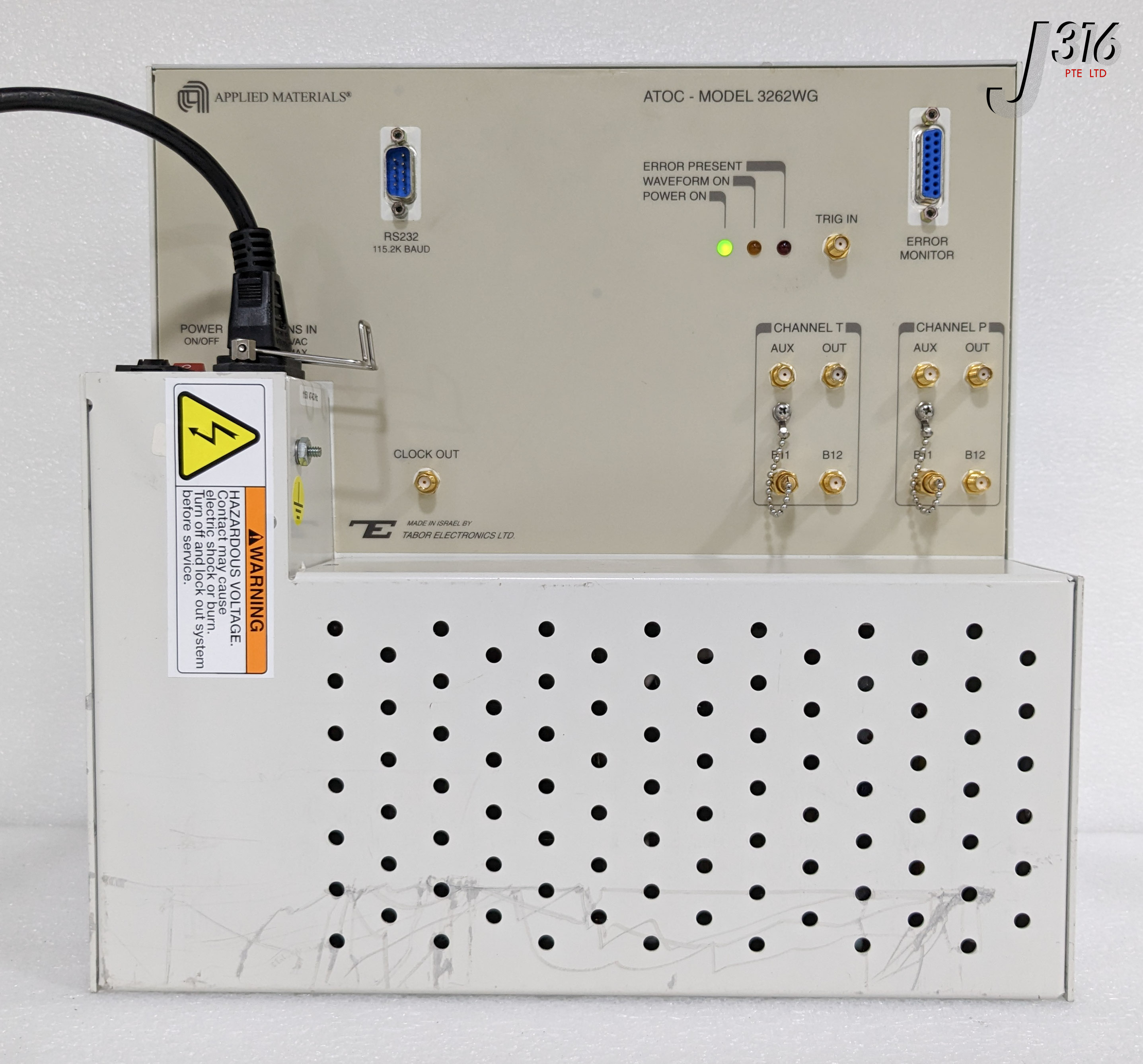 enu 35844 APPLIED MATERIALS 3262WG COMPASS 300 LASER INSPECTION TOOL